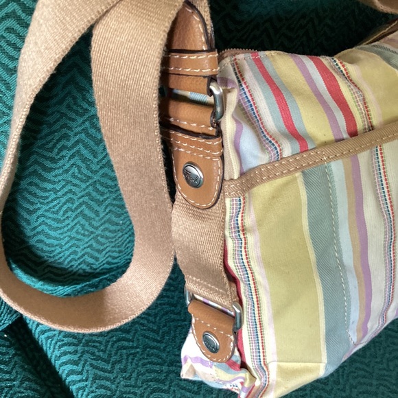 Fossil Canvas Striped Bag - Picture 4 of 8